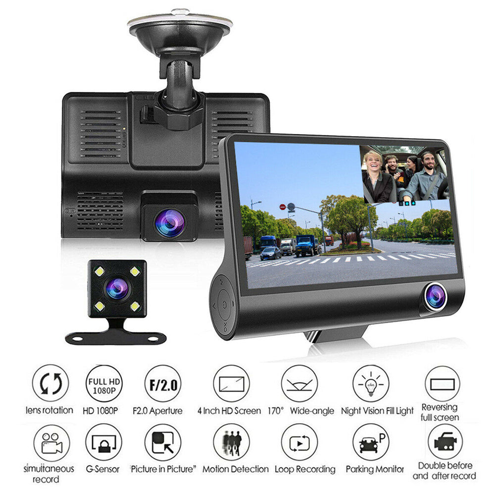 HD Vehicle Dashboard Camera with Accessories 924